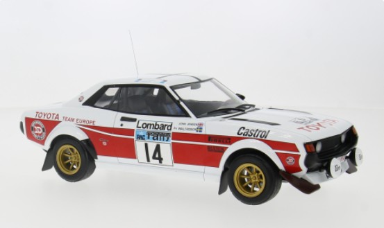 Toyota Celica 2000 GT (RA21) No.14 RAC Rally 1977 Walfridson/Jensen - 1:18